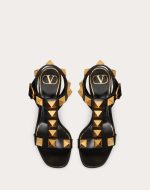 ROMAN STUD CALFSKIN SANDAL 90 MM - Image 4